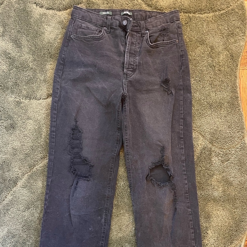 Black ripped jeans wild fable